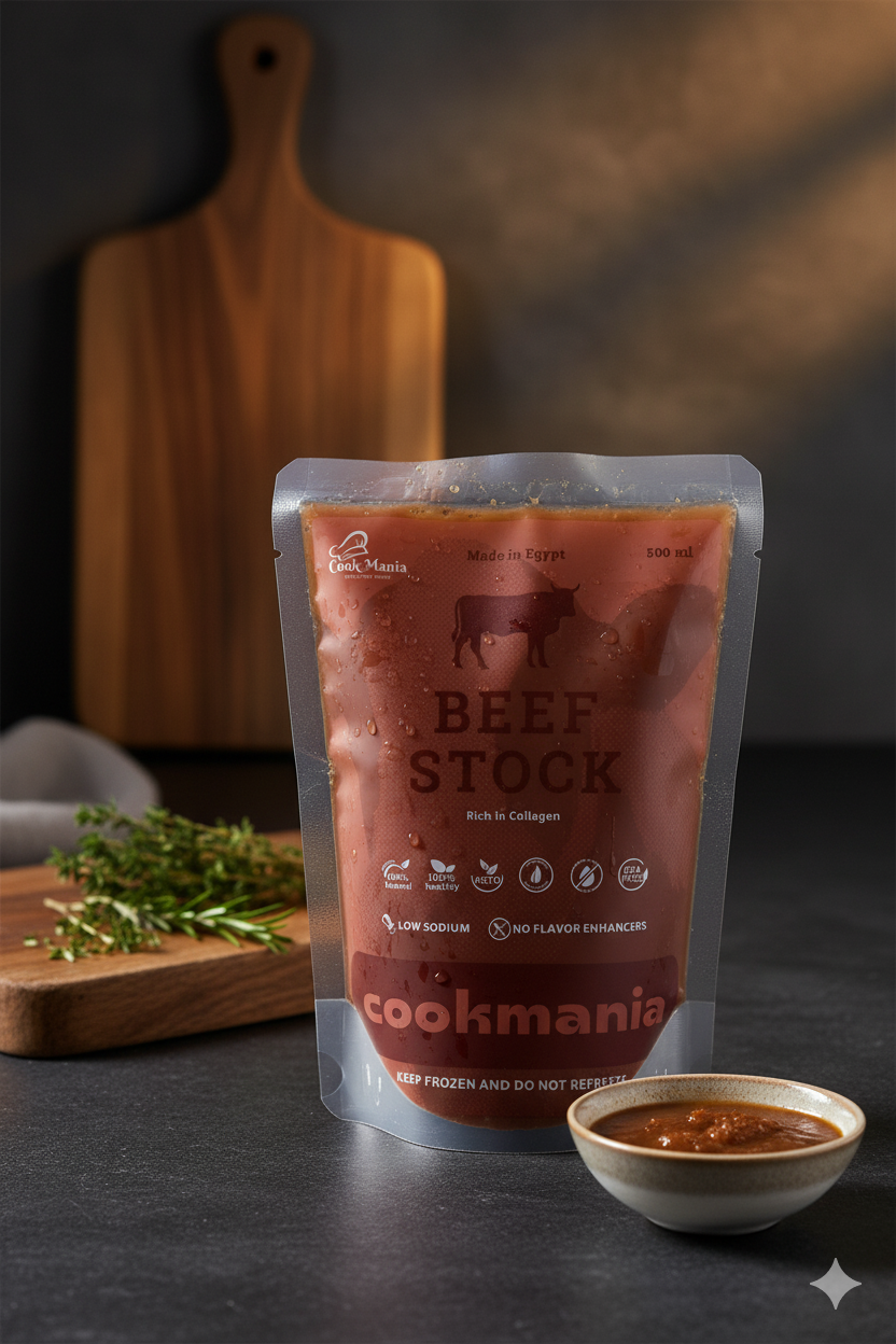 Premium Beef Stock - Rich in Collagen (500 ml)