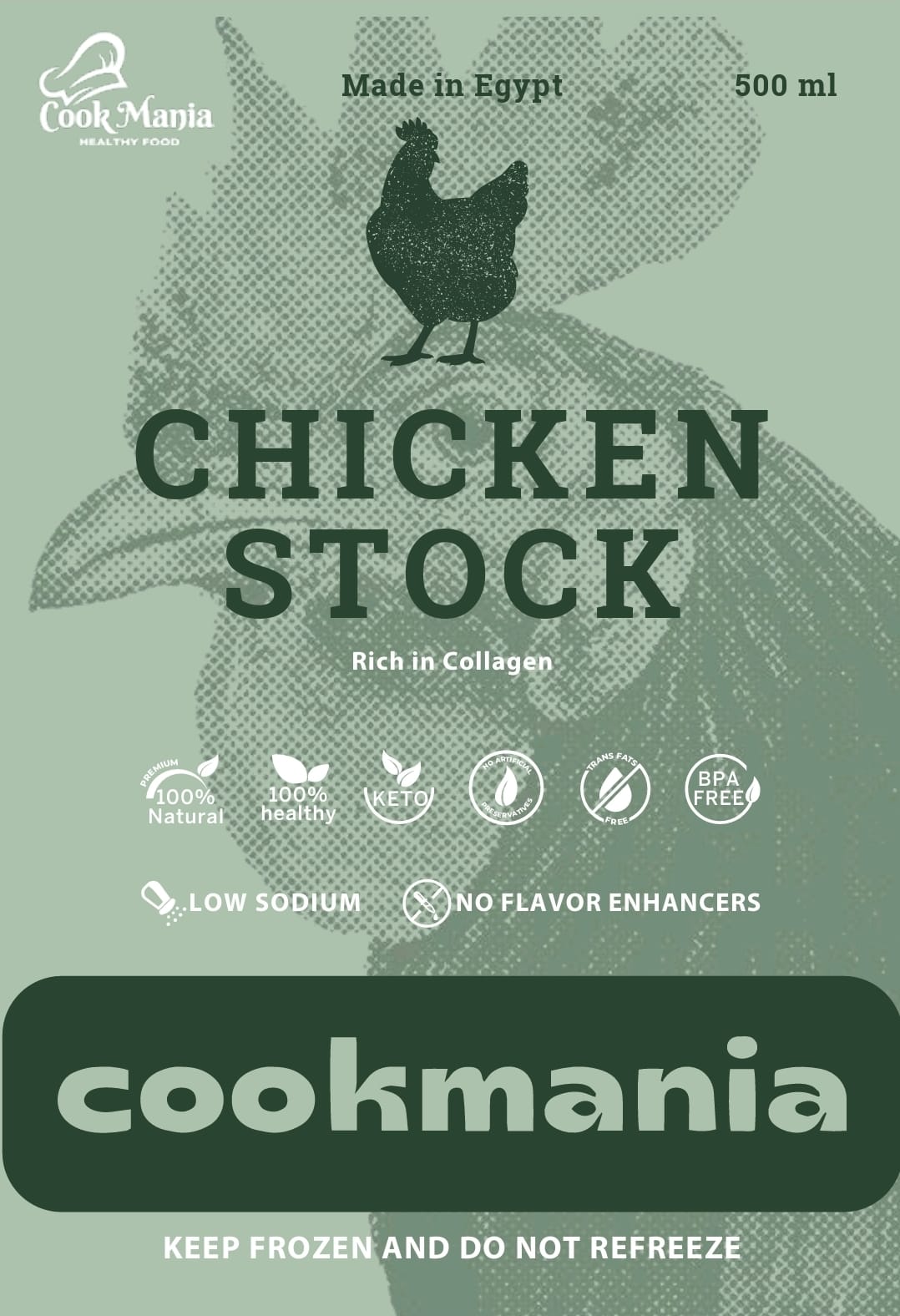 Premium Chicken Stock - Rich in Collagen (500 ml)