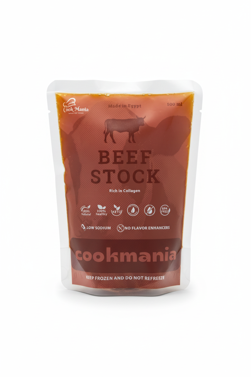 Premium Beef Stock - Rich in Collagen (500 ml)