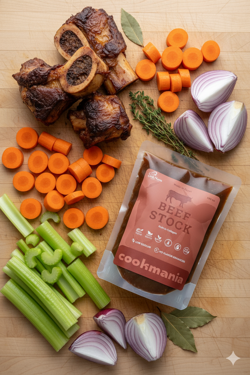 Premium Beef Stock - Rich in Collagen (500 ml)